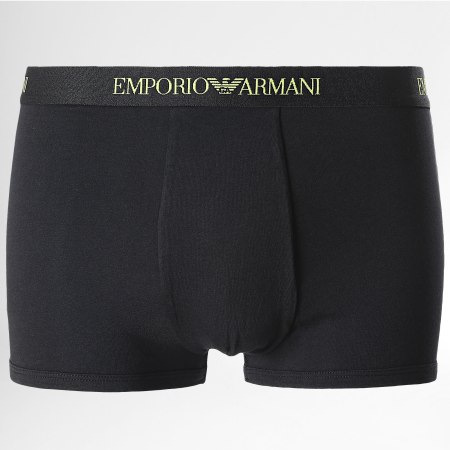 Emporio Armani - Lot De 3 Boxers 111625 Noir Jaune