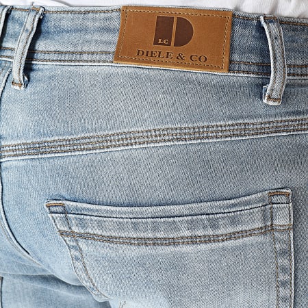 Classic Series - Jeans slim con lavaggio blu