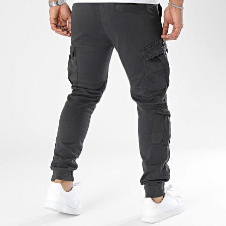 KZR - Pantaloni cargo grigio antracite