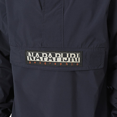 Napapijri - Cortaviento con capucha Freestrider A4GLR Azul Marino