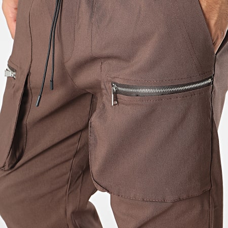 Uniplay - Pantalon Cargo Marron