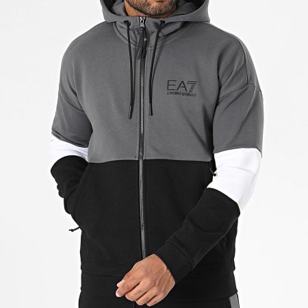 EA7 Survêtement En Coton Beige De Visibility