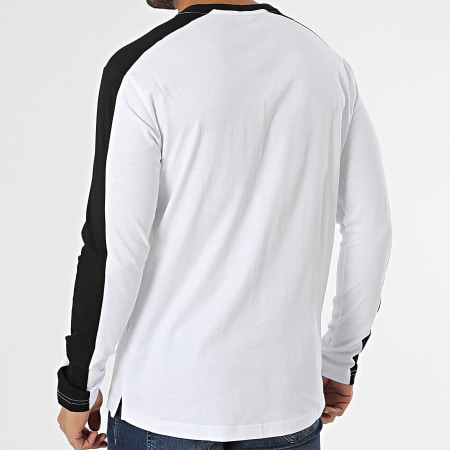 EA7 Emporio Armani - Camiseta Manga Larga Con Rayas 6RPT16-PJ05Z Blanco