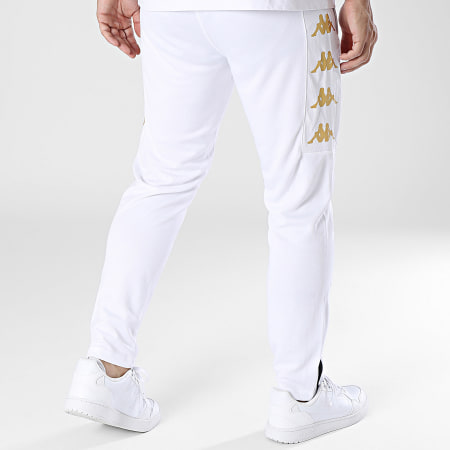 Kappa - Gaston 331G67W Pantaloni da jogging a fascia Oro bianco