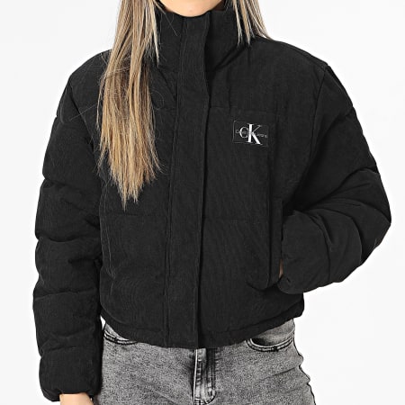 Calvin Klein Doudoune Femme Corduroy 2244 Noir LaBoutiqueOfficielle