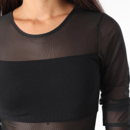 Only - Body Manches Longues Femme Esther Noir