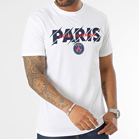 PSG - Tee Shirt De Foot P15027C Blanc