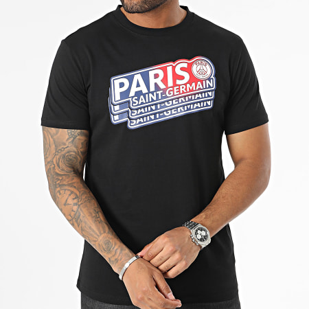PSG - Tee Shirt De Foot P15028C Noir