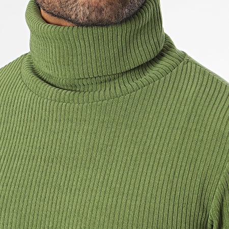 Uniplay - Jersey verde con cuello vuelto