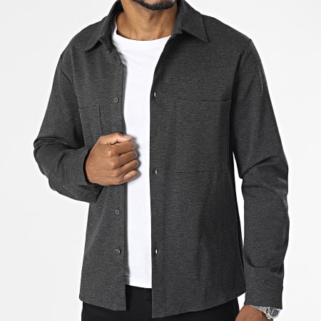 Uniplay - Camicia over grigio antracite