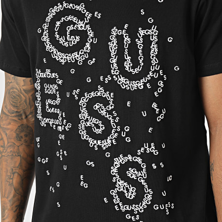 Guess - Camiseta M3BI42-K8FQ4 Negra