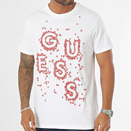Guess - Camiseta M3BI42-K8FQ4 Blanca