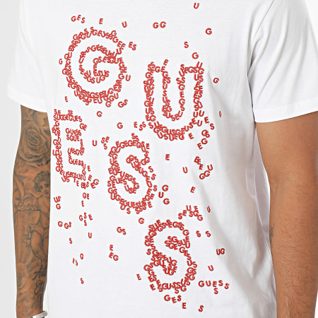 Guess - Tee Shirt M3BI42-K8FQ4 Blanc