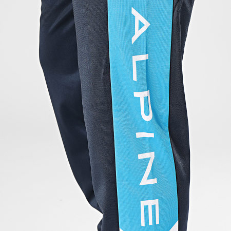 Kappa - Anpan Alpine F1 351M83W Pantalón de chándal con banda azul marino