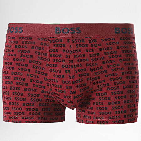 BOSS - Lote de 3 Boxers 50499778 Negro Rojo