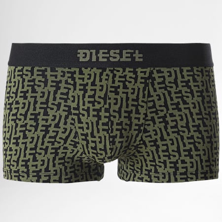 Diesel - Damien 00ST3V Nero Verde Khaki Boxer Set Di 3