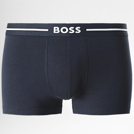 BOSS - Set van 3 boxers 50499390 Zwart Marine Bordeaux