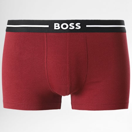 BOSS - Lot De 3 Boxers 50499390 Noir Bleu Marine Bordeaux