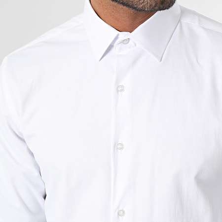 Mackten - Camicia a maniche lunghe bianca