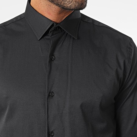 Mackten - Camisa negra de manga larga