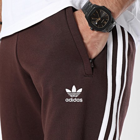 Adidas Originals - Pantaloni da jogging 3 Stripes IM2109 Marrone