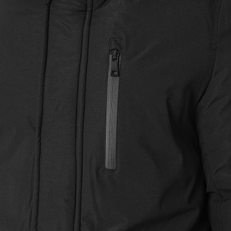 Classic Series - Zwarte parka met capuchon