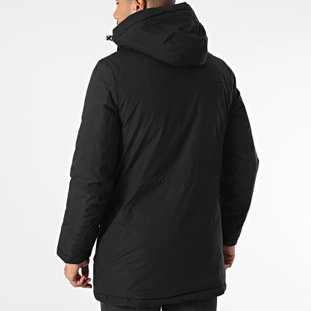 Classic Series - Zwarte parka met capuchon