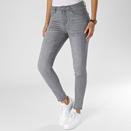 Girls Outfit - Jeans slim donna grigio