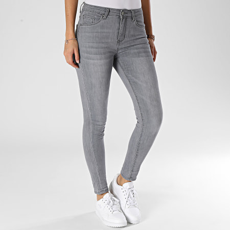 Girls Outfit - Jeans slim donna grigio