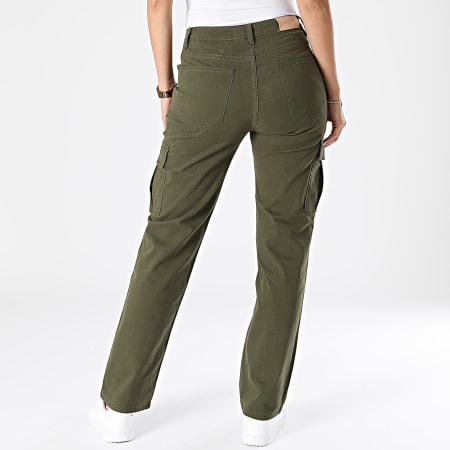 Girls Outfit - Pantalones Cargo Mujer Caqui Verde