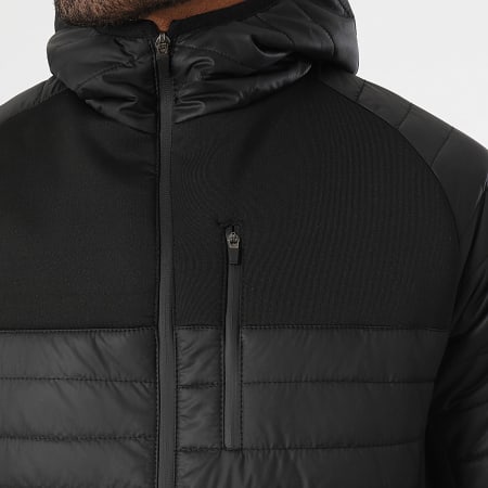 LBO - Conjunto de chaqueta de plumón con capucha y pantalón de jogging 1070 Negro