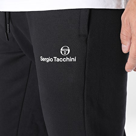 Sergio Tacchini - Pantaloni da jogging in corda di pile 40387 nero