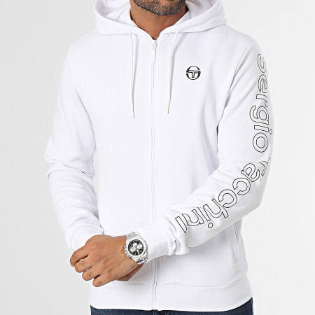 Vamar Felpa con cappuccio e zip 40413 Bianco