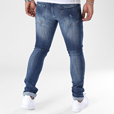 Zelys Paris - Jeans skinny in denim blu