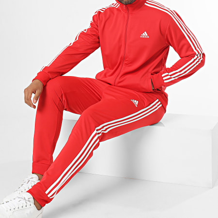 Adidas Originals - Chándal 3 Rayas IJ6056 Rojo