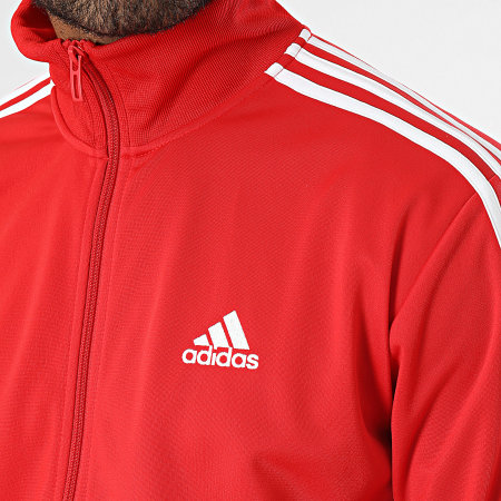Adidas Originals - Tuta da ginnastica a 3 strisce IJ6056 Rosso