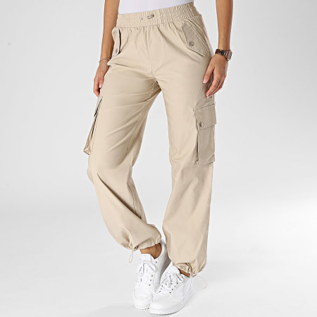 Pantalon Cargo Femme Beige / Réf : 1077  Pantalon cargo femme, Mode femme  pantalon, Idee tenue