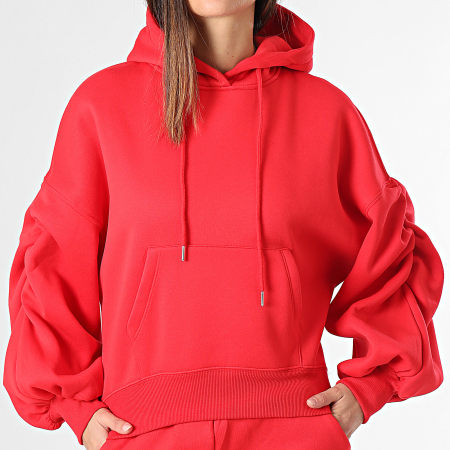 Girls Outfit - Rood trainingspak voor dames