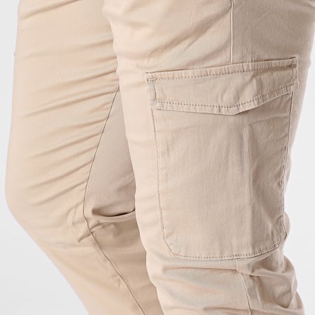 Indicode Jeans - Pantalon Cargo Yatzy Beige