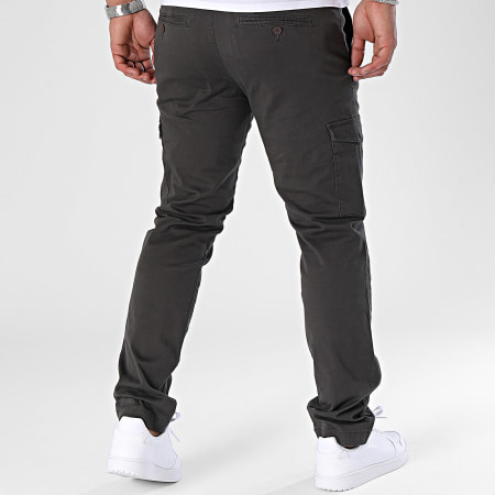 Indicode Jeans - Pantaloni cargo grigio antracite