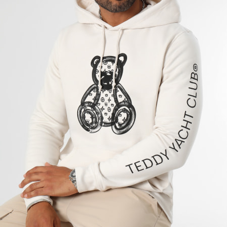 Teddy Yacht Club - Sudadera con capucha Maison De Couture Rush Beige