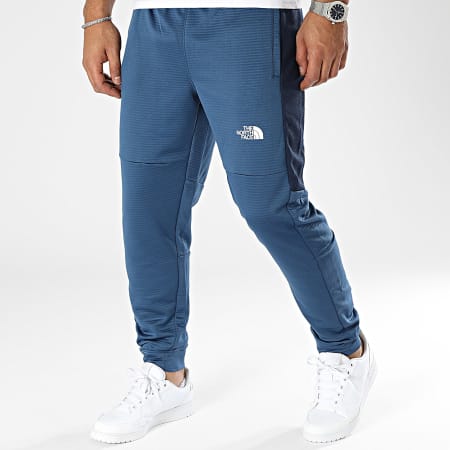 The North Face - A823U Pantaloni da jogging in pile blu navy