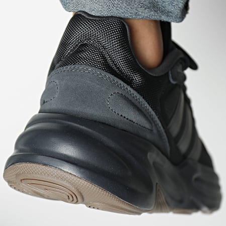 Adidas Sportswear - Baskets Ozelle IE9570 Carbon Grey Four Pulse Lime