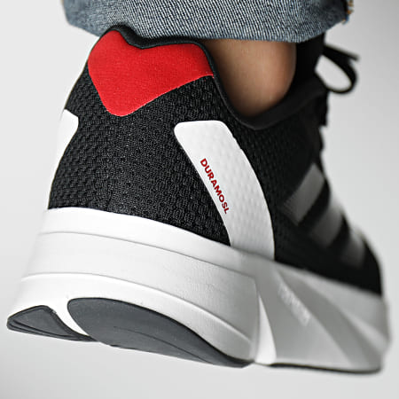 Adidas Sportswear - Duramo SL Sneakers IE9700 Core Black Iron Metallic Beet Scarlet