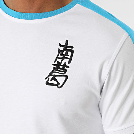 Okawa Sport - Camiseta Newpie OT11000 Blanco Azul Claro