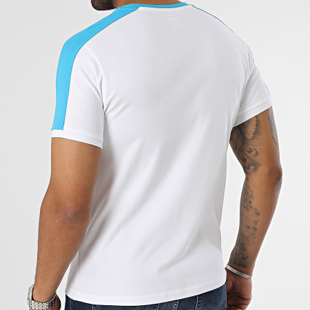 Okawa Sport - Tee Shirt Newpie OT11000 Blanc Bleu Clair