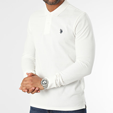 US Polo ASSN - Polo Manches Longues Must 66709-49785 Blanc