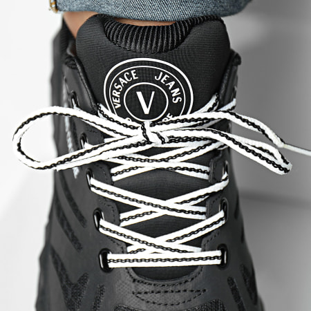 Versace Jeans Couture - Fondo Atom Zapatillas 75YA3SB2 Negro