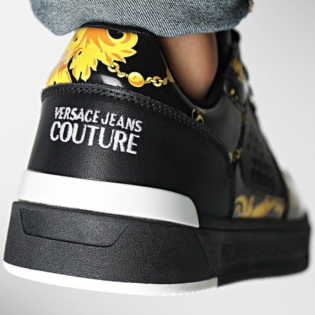 Versace Jeans Couture - Fondo Starlight 75YA3SJ4 Zapatillas Renacimiento Negro