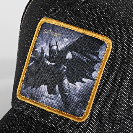 Capslab - Batman Denim Trucker Cap Negro